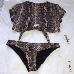 Frankies bikinis Sammy top Harley bottom snake